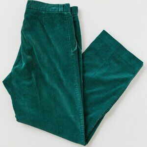 NWOT Urban Outfitters Vintage Turquoise Corduroy Pants Womens L